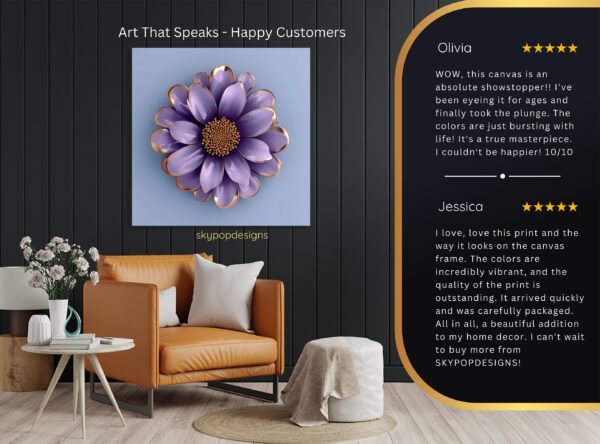 Golden Bloom Art
