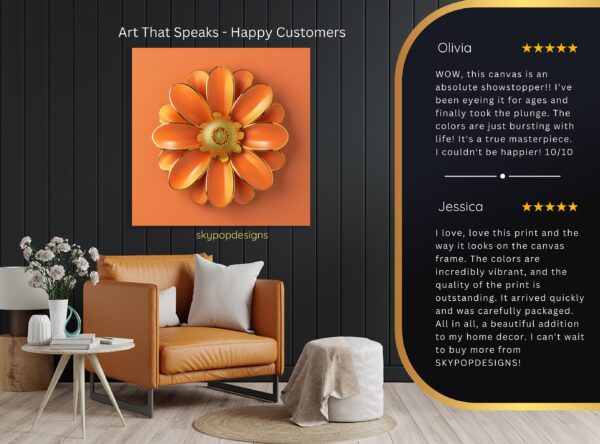 Golden Bloom Art
