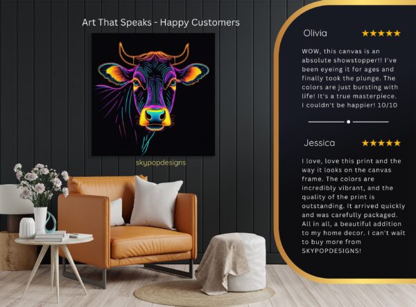 Highland Cow Art
