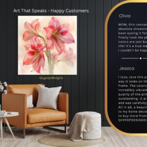 Amaryllis Blossom Art