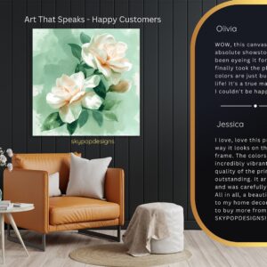 Gardenia Blooms Art