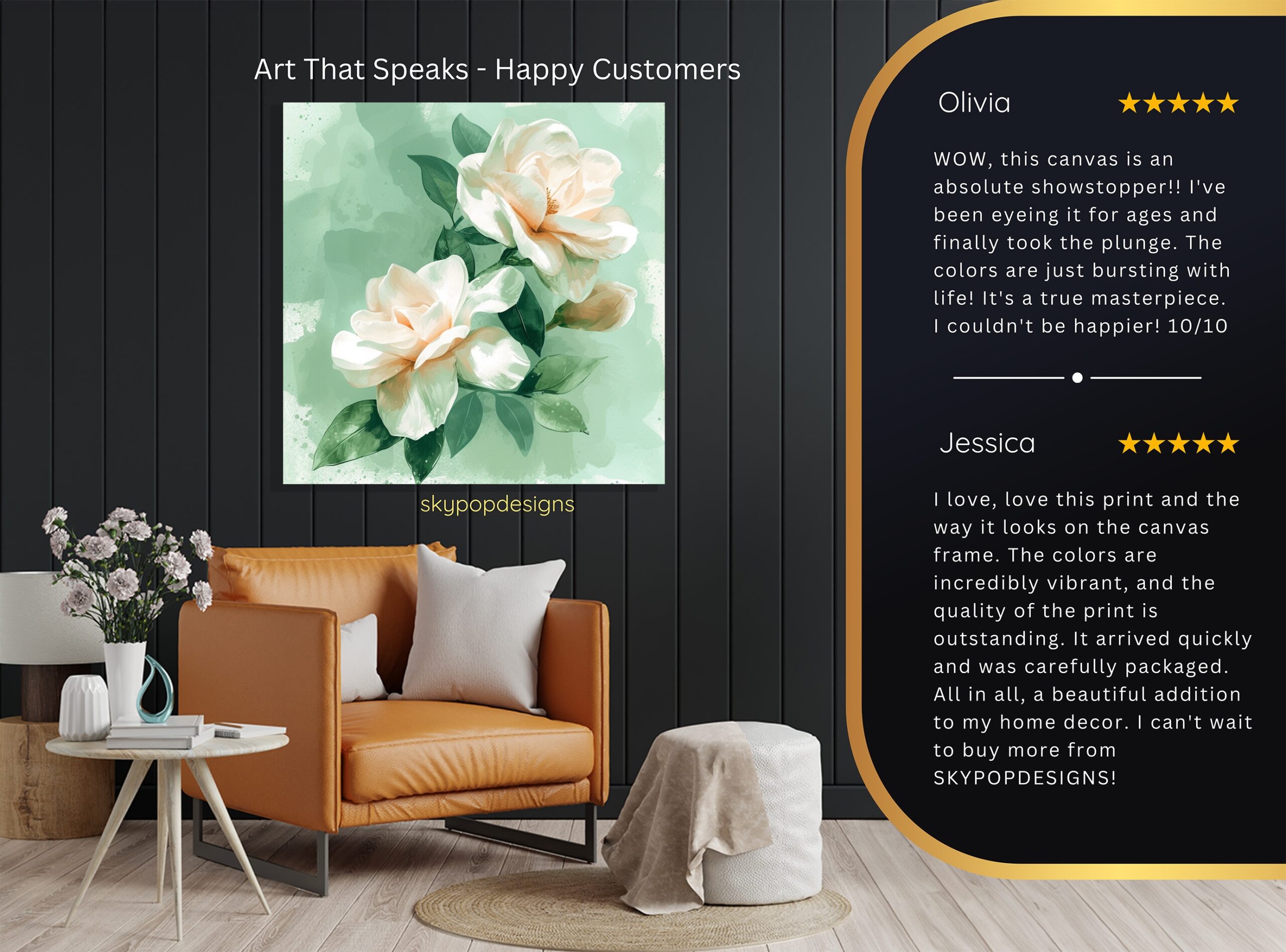 8.jpg Gardenia Blooms Art