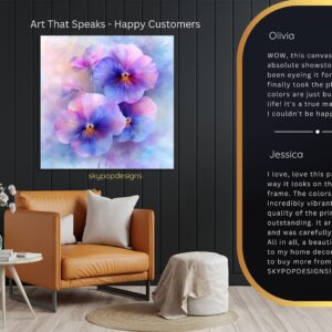 Pansy Bloom Art