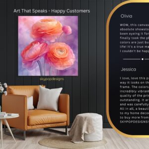 Ranunculus Blooms Art