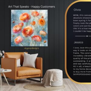 Ranunculus Blooms Art