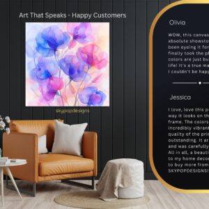 Sweet Pea Bloom Art