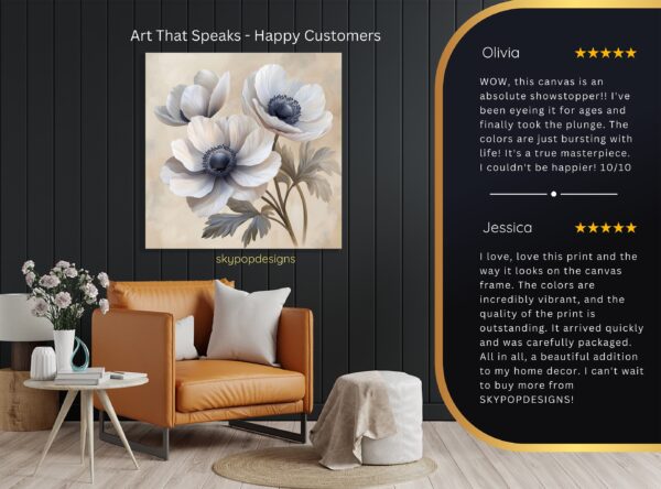 Anemone Blooms Art