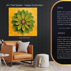 Golden Petal Bloom Art