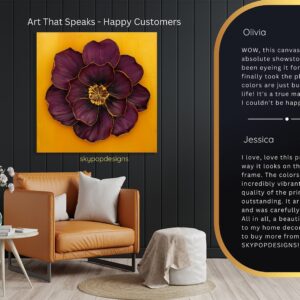 Dahlia Flower Art