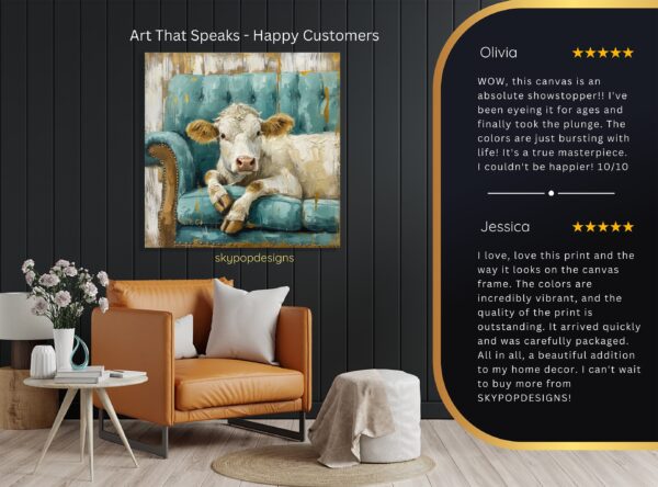 Highland Cow Art
