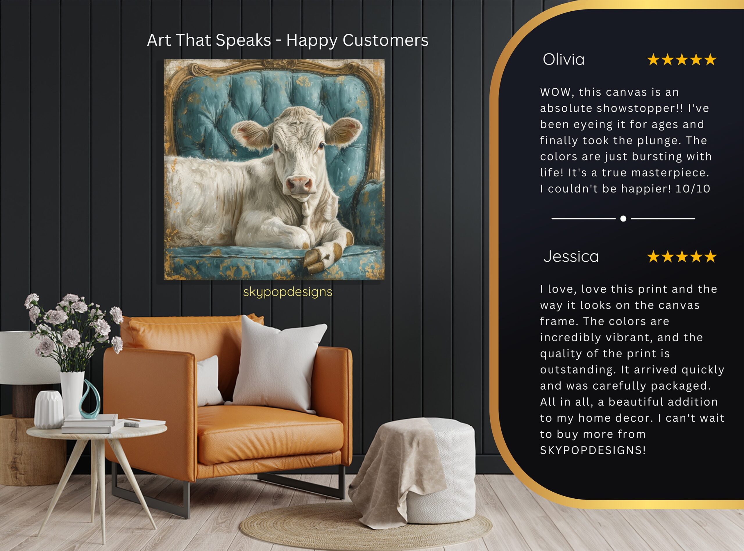 8.jpg Highland Cow Art