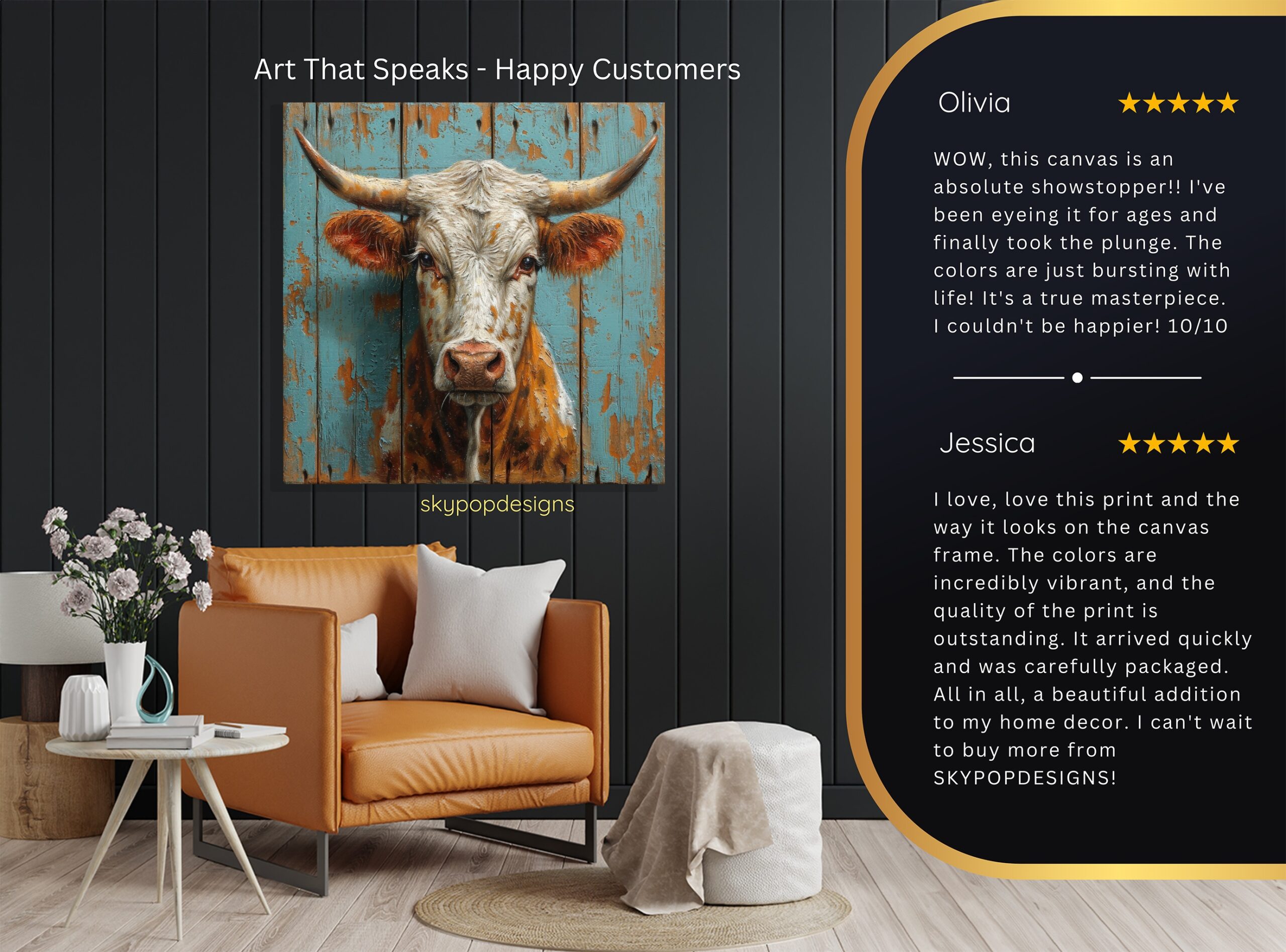 8.jpg Highland Cow Art