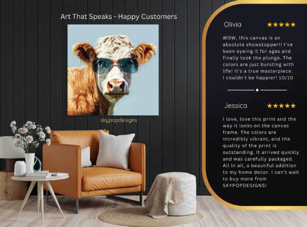 Highland Cow Art
