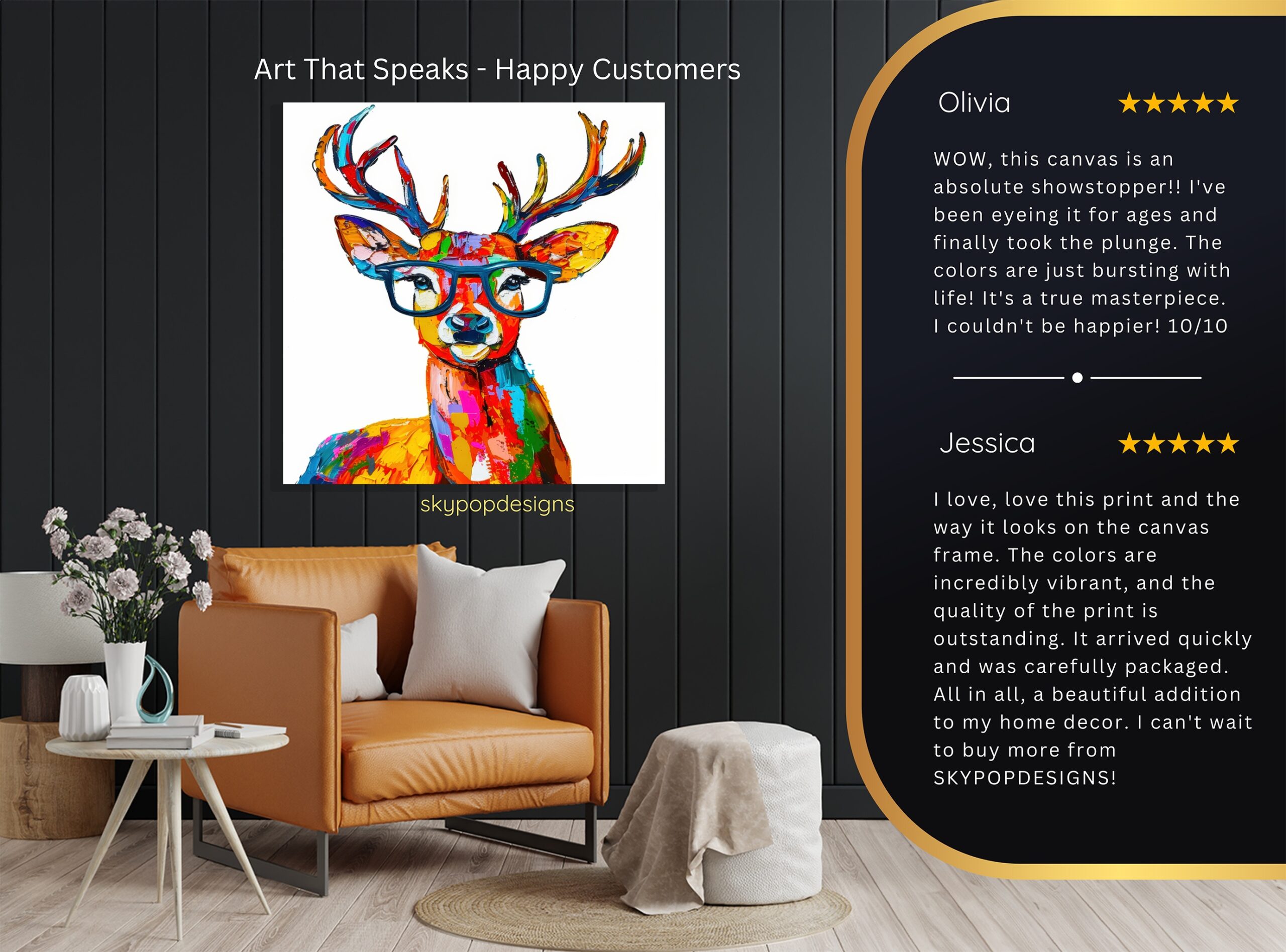 8.jpg Deer Art