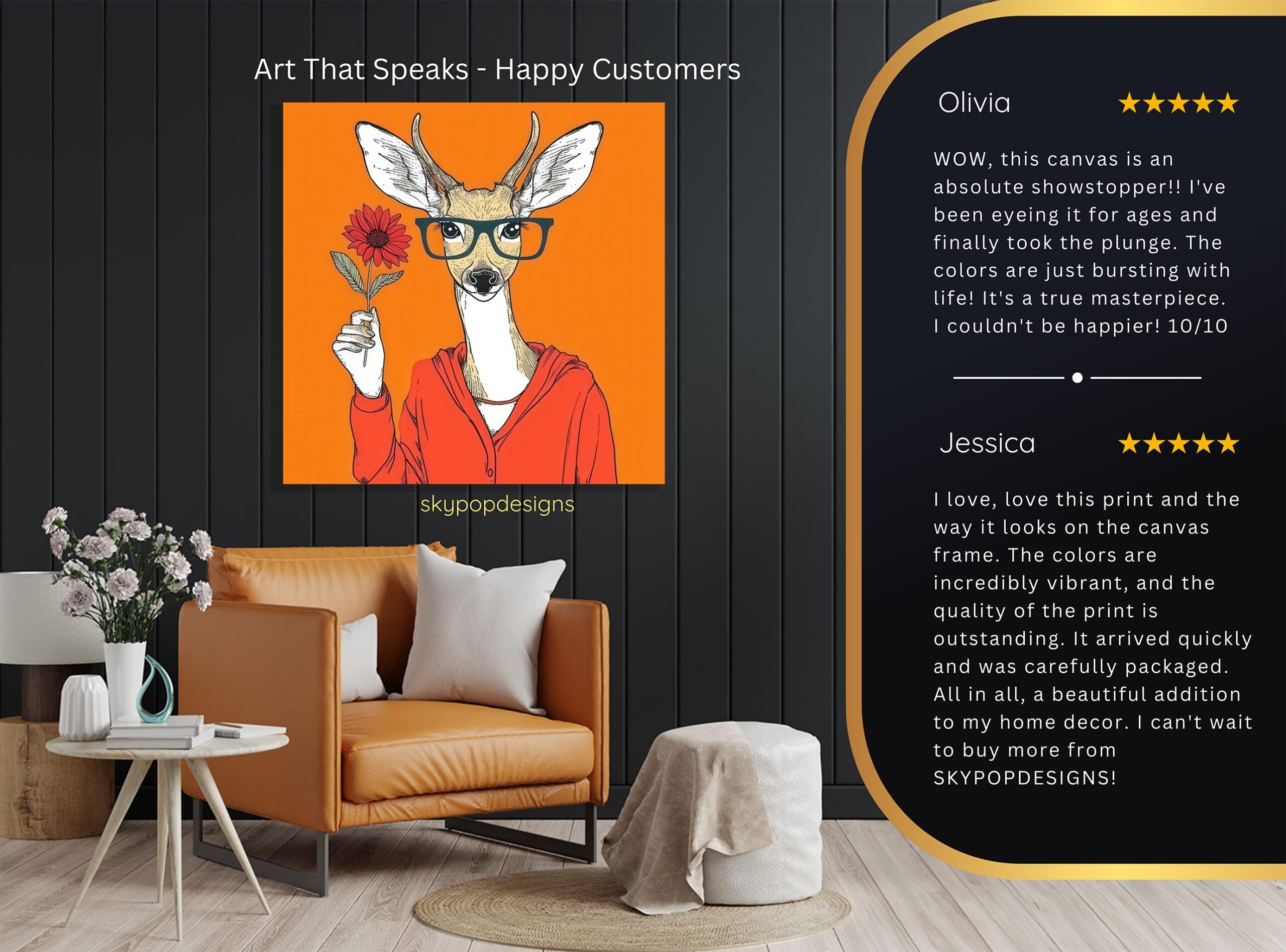 8.jpg Deer Art