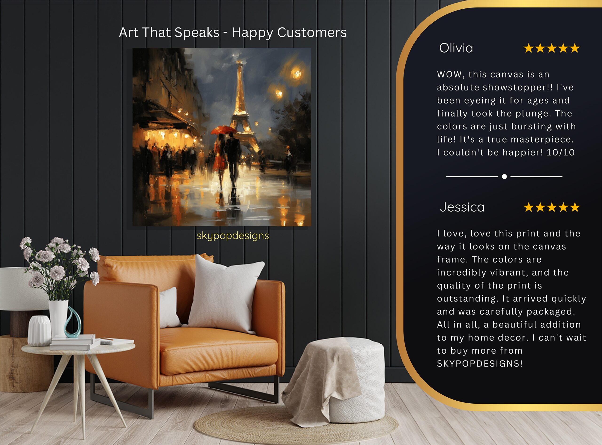 8.jpg Parisian Romance Rainy Night Art