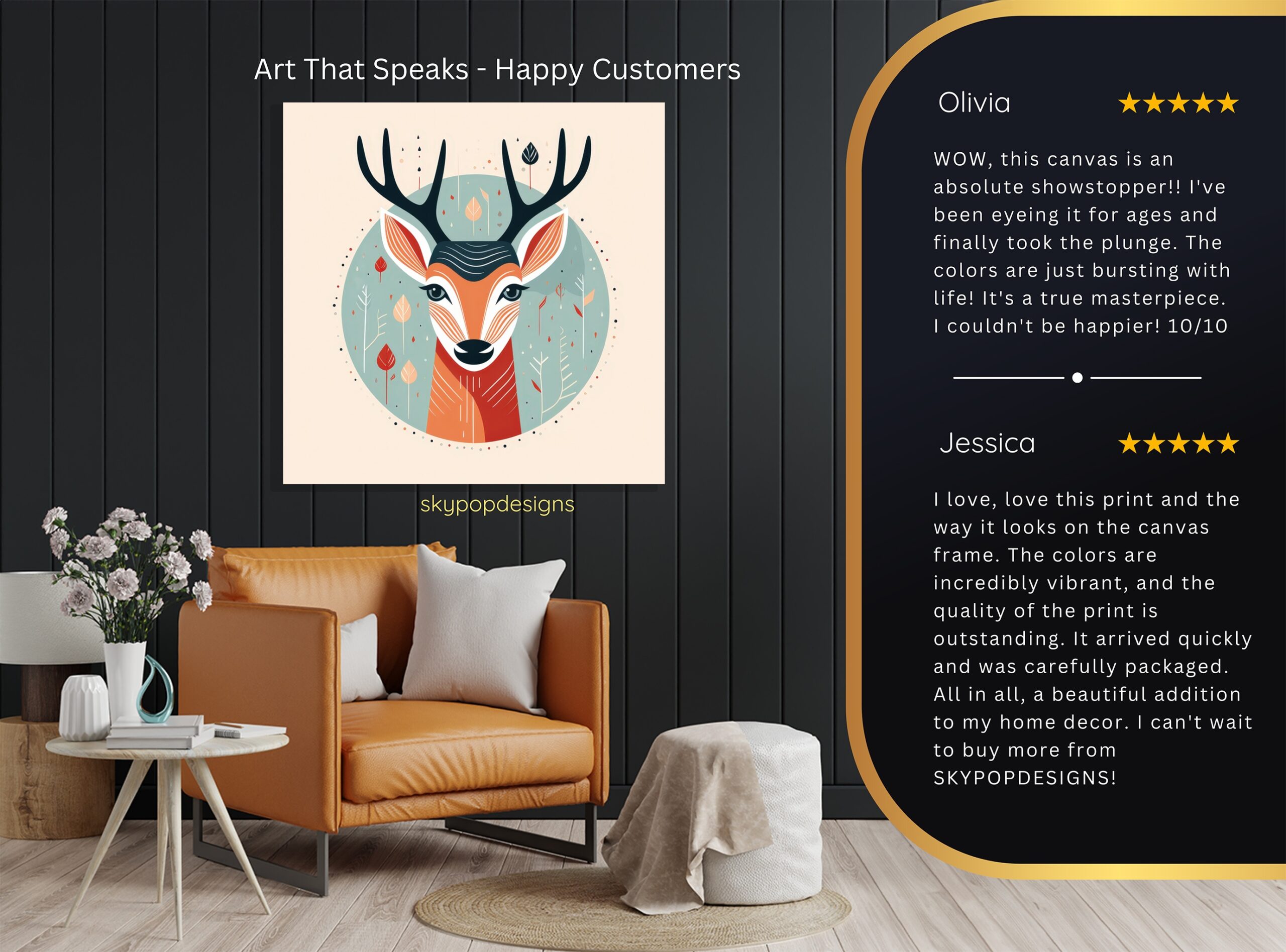8.jpg Deer Art