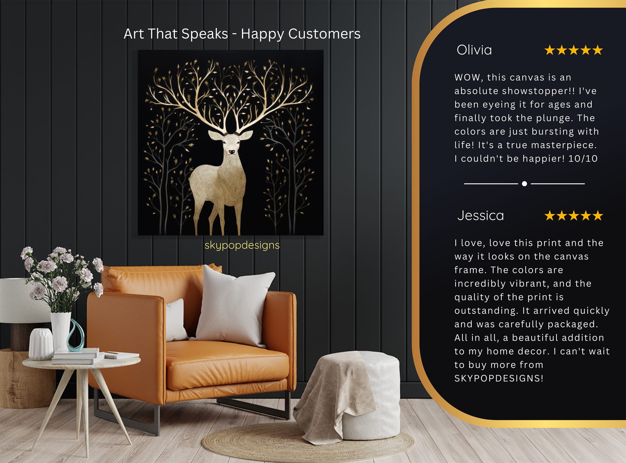 8.jpg Deer Art