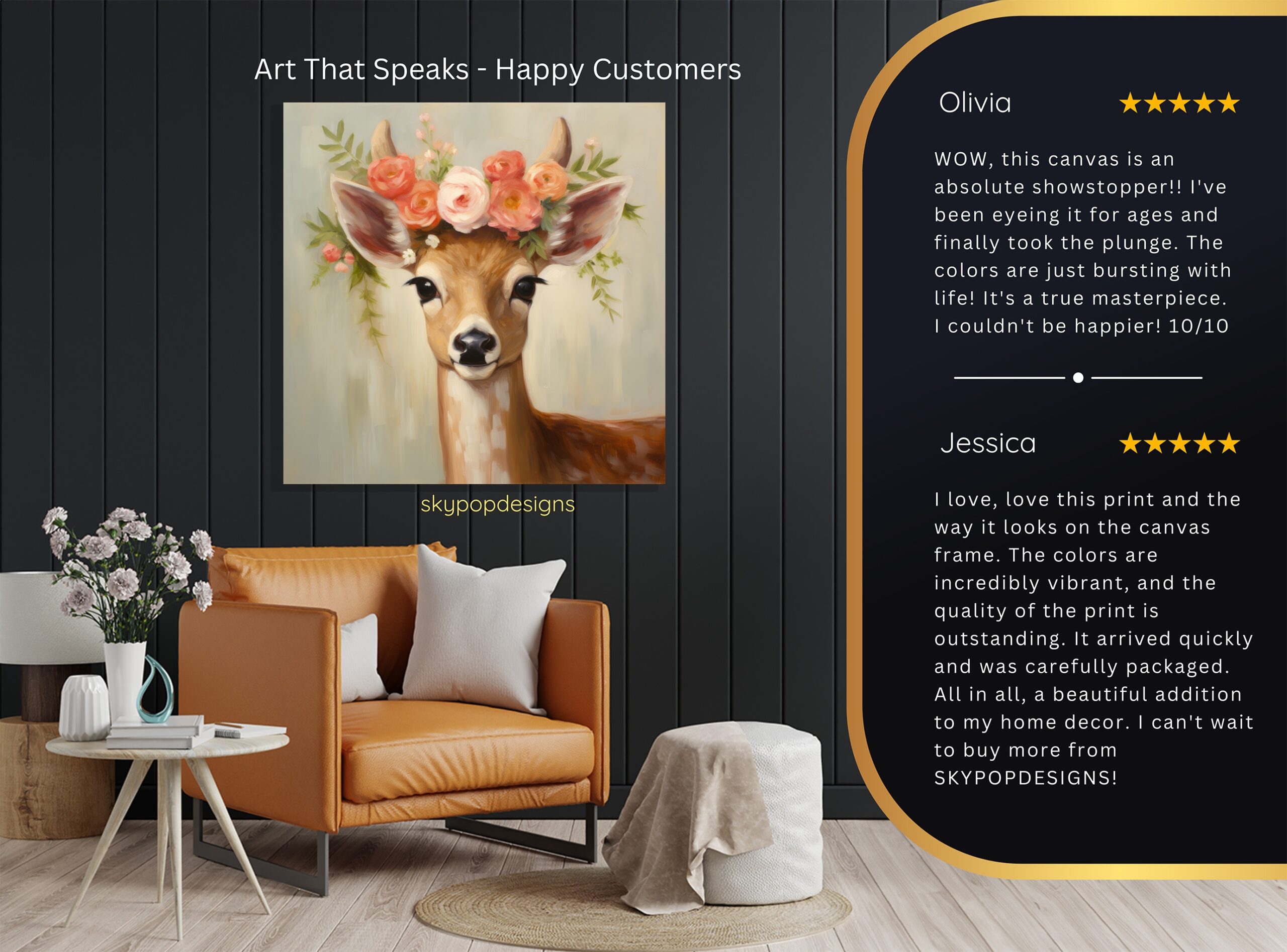 8.jpg Deer Art