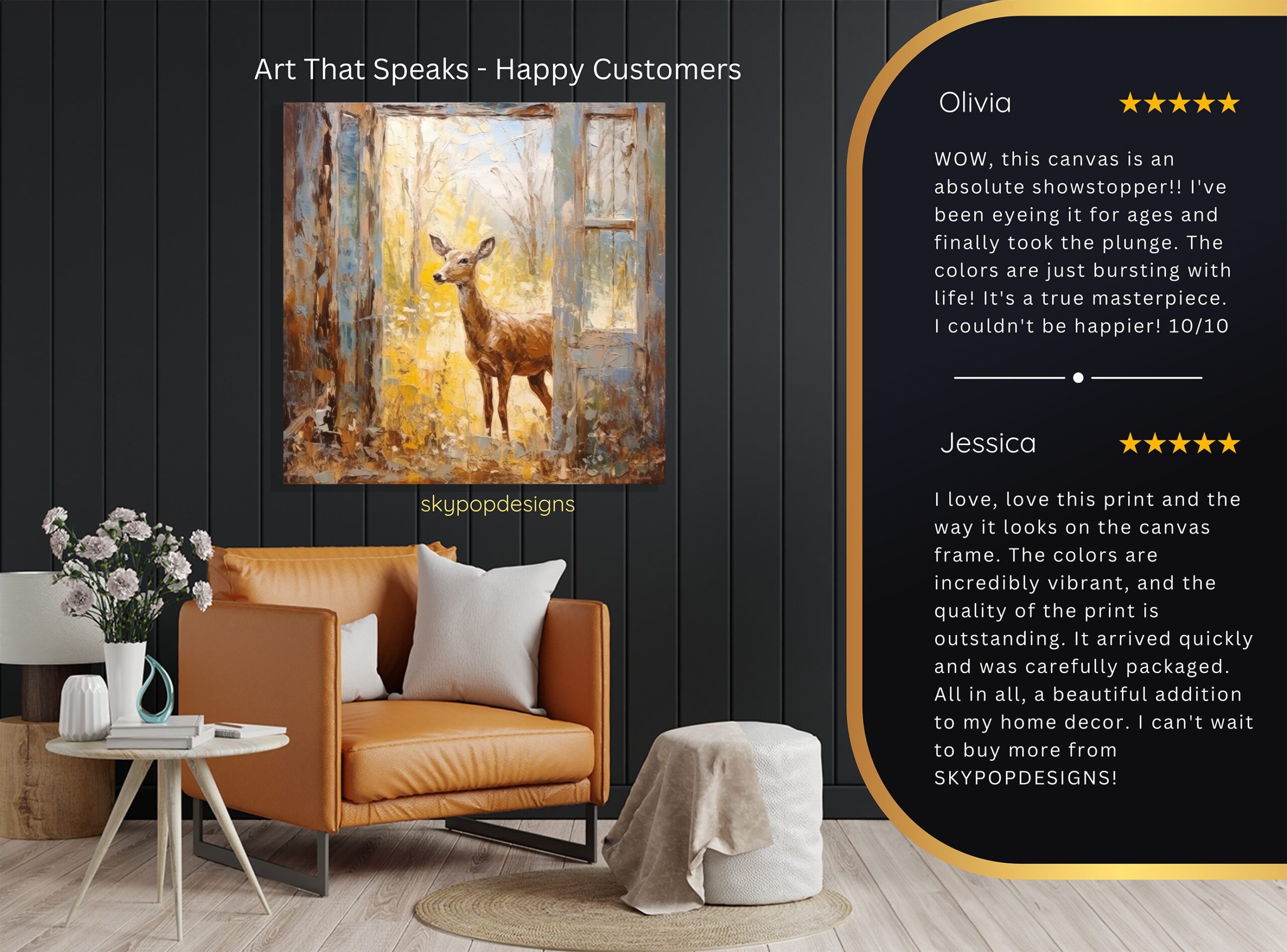8.jpg Deer Art