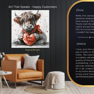 Highland Cow Art