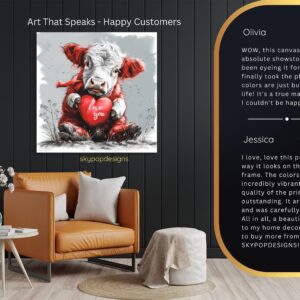 Highland Cow Art