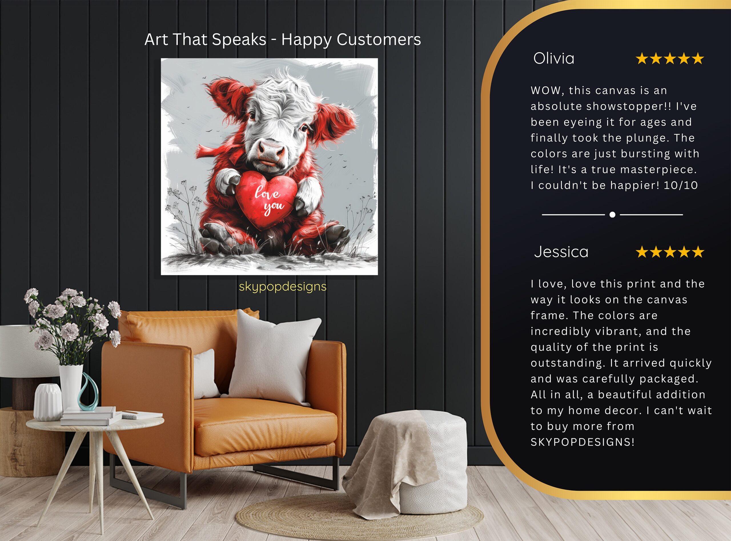 8.jpg Highland Cow Art