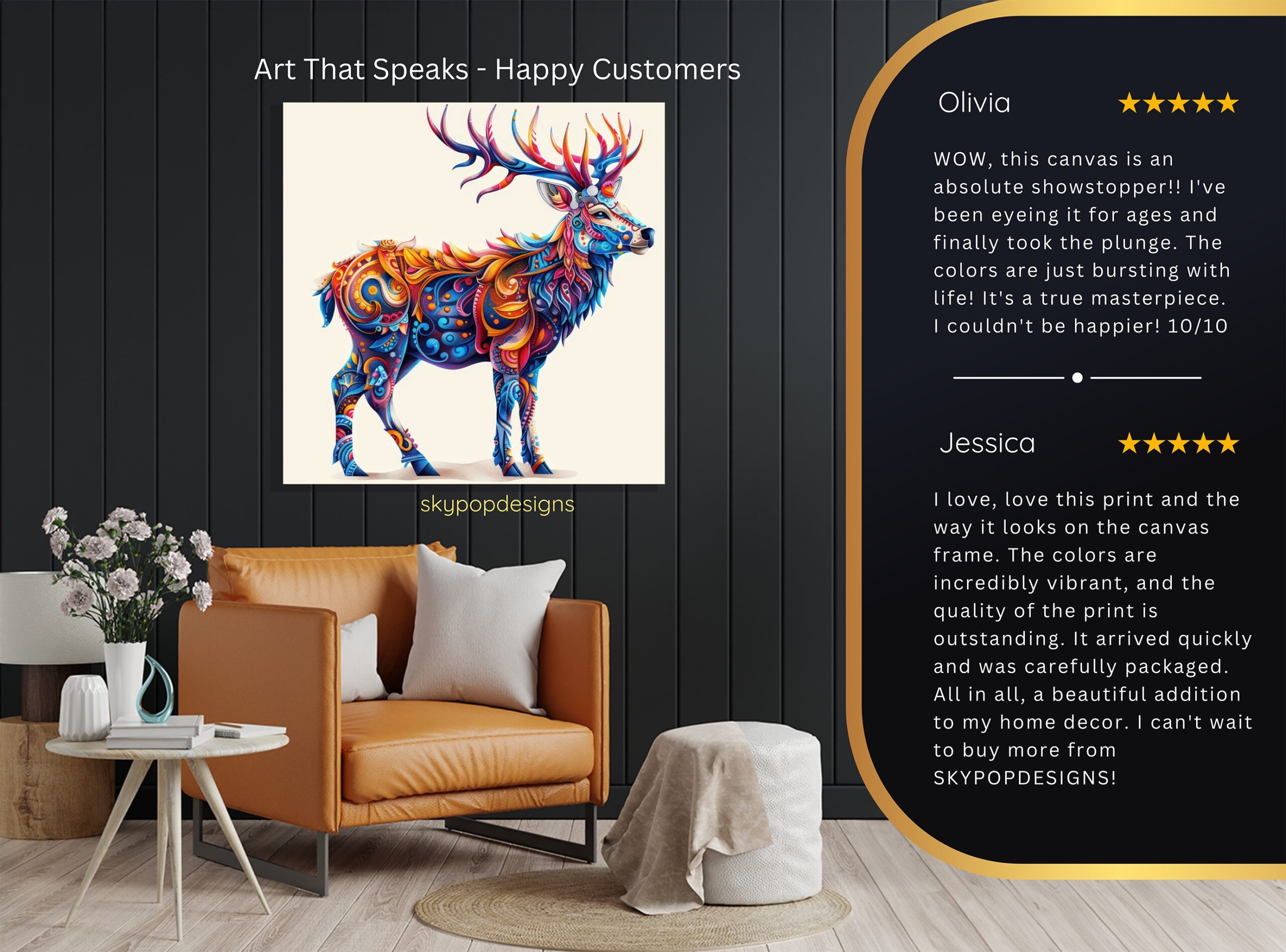 8.jpg Deer Art