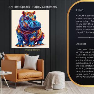 Hippopotamus Art