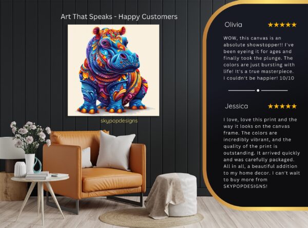 Hippopotamus Art