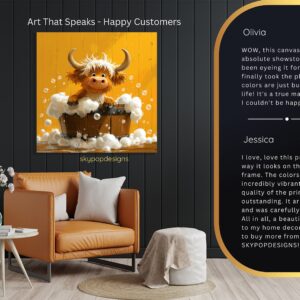 Highland Cow Art