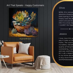 Succulent Garden Pot Art