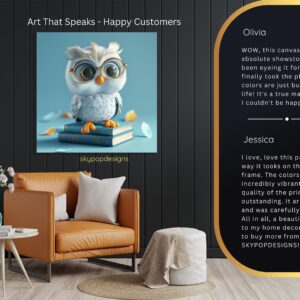 Owl Book Club Art