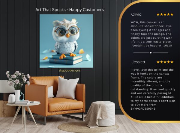 Owl Book Club Art