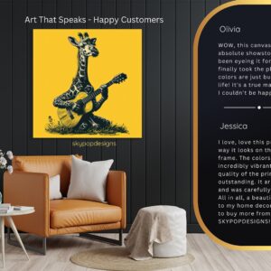 Giraffe Jam Session Art