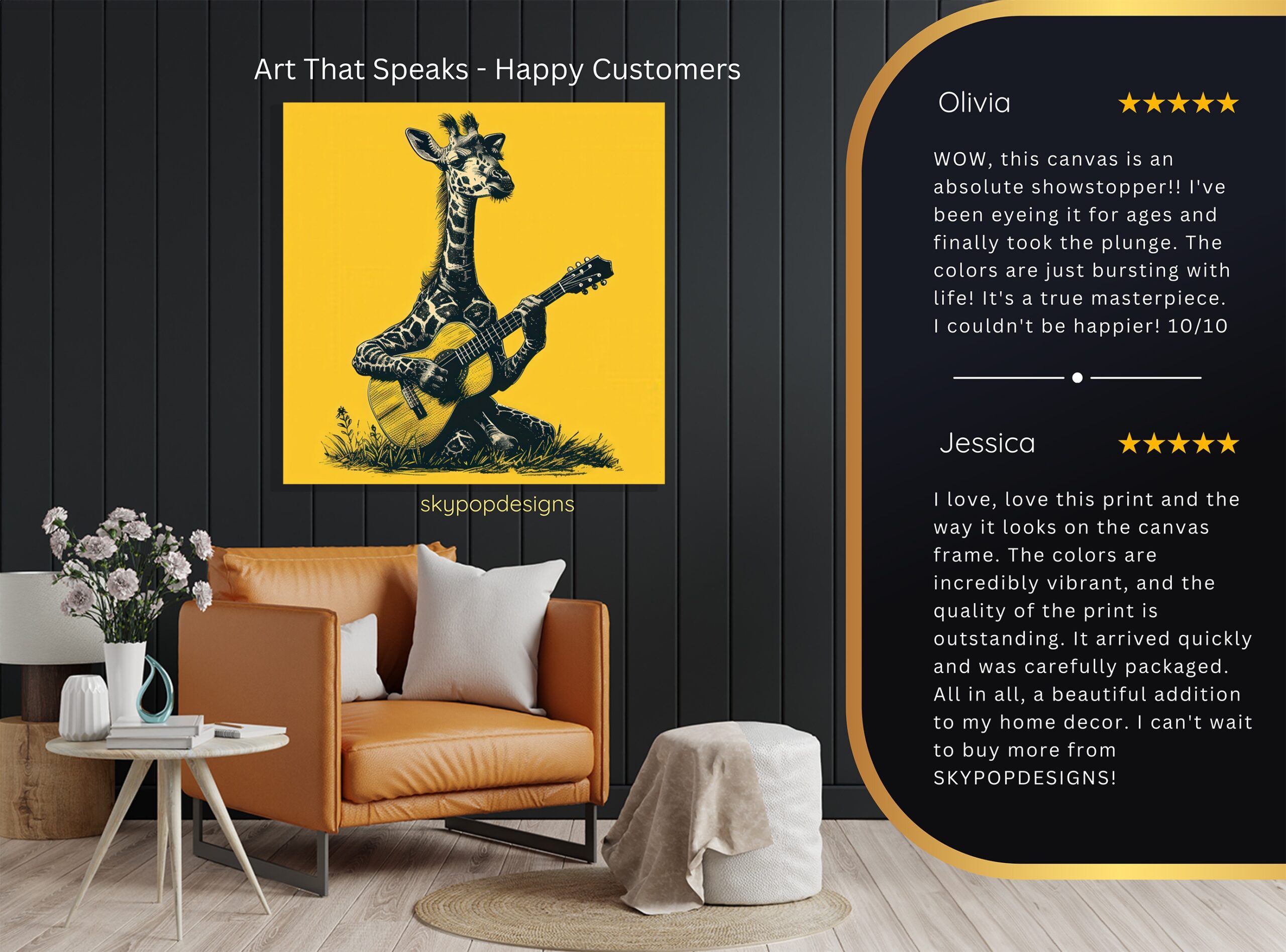 8.jpg Giraffe Jam Session Art