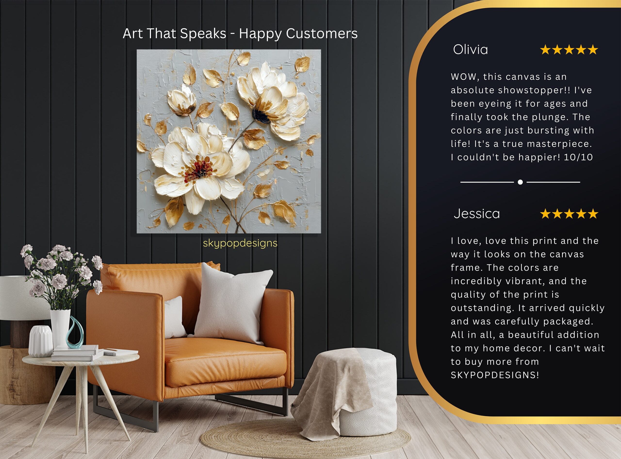 8.jpg Gold Floral Art
