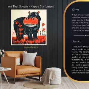 Hippopotamus Art