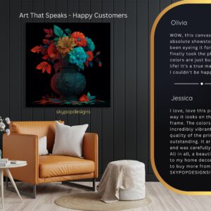 Floral Vase Art