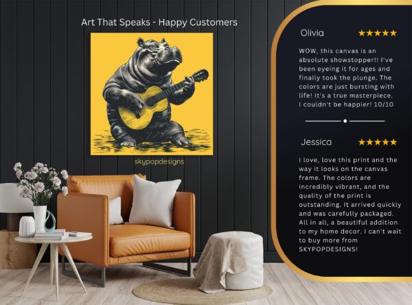 Hippopotamus Art