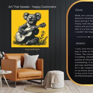 Koala Guitar Art