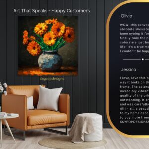 Marigold Still Life Art