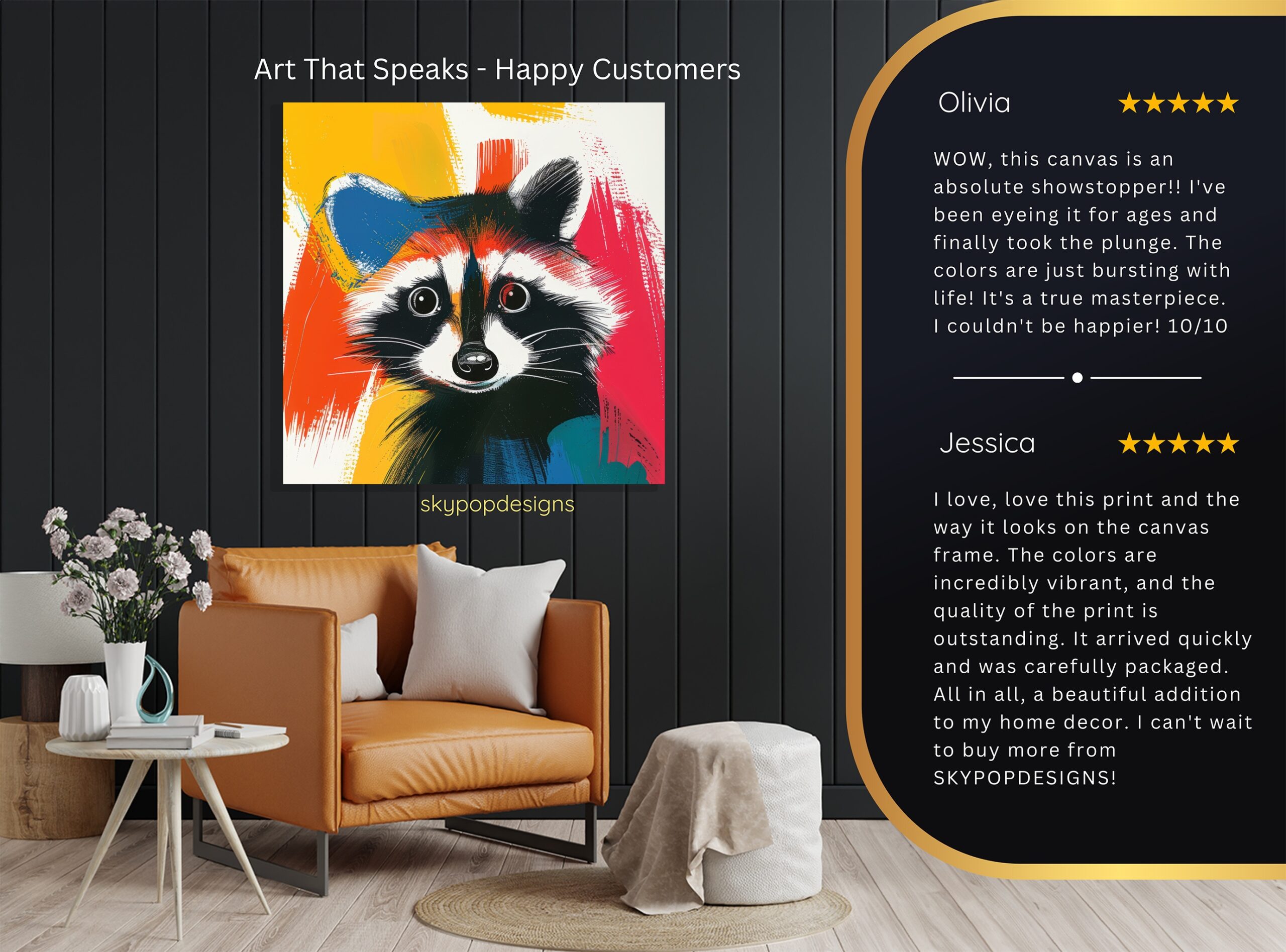 8.jpg Raccoon Art