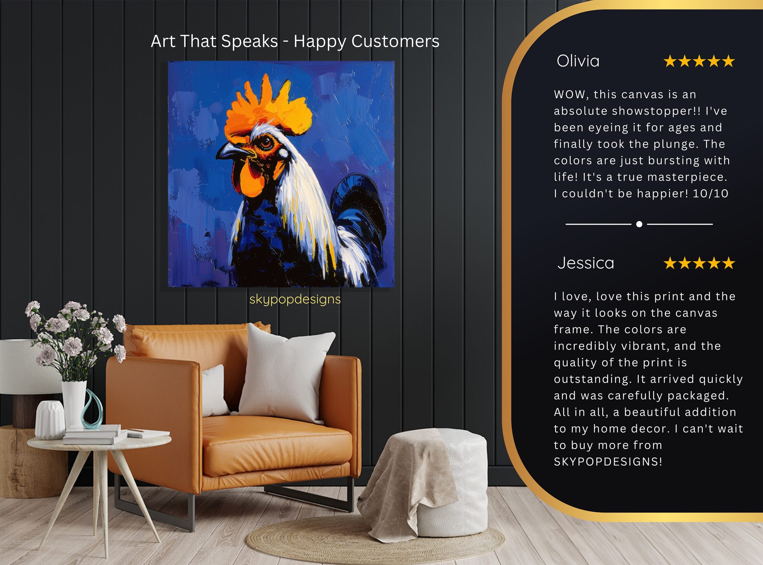 8.jpg Rooster Art