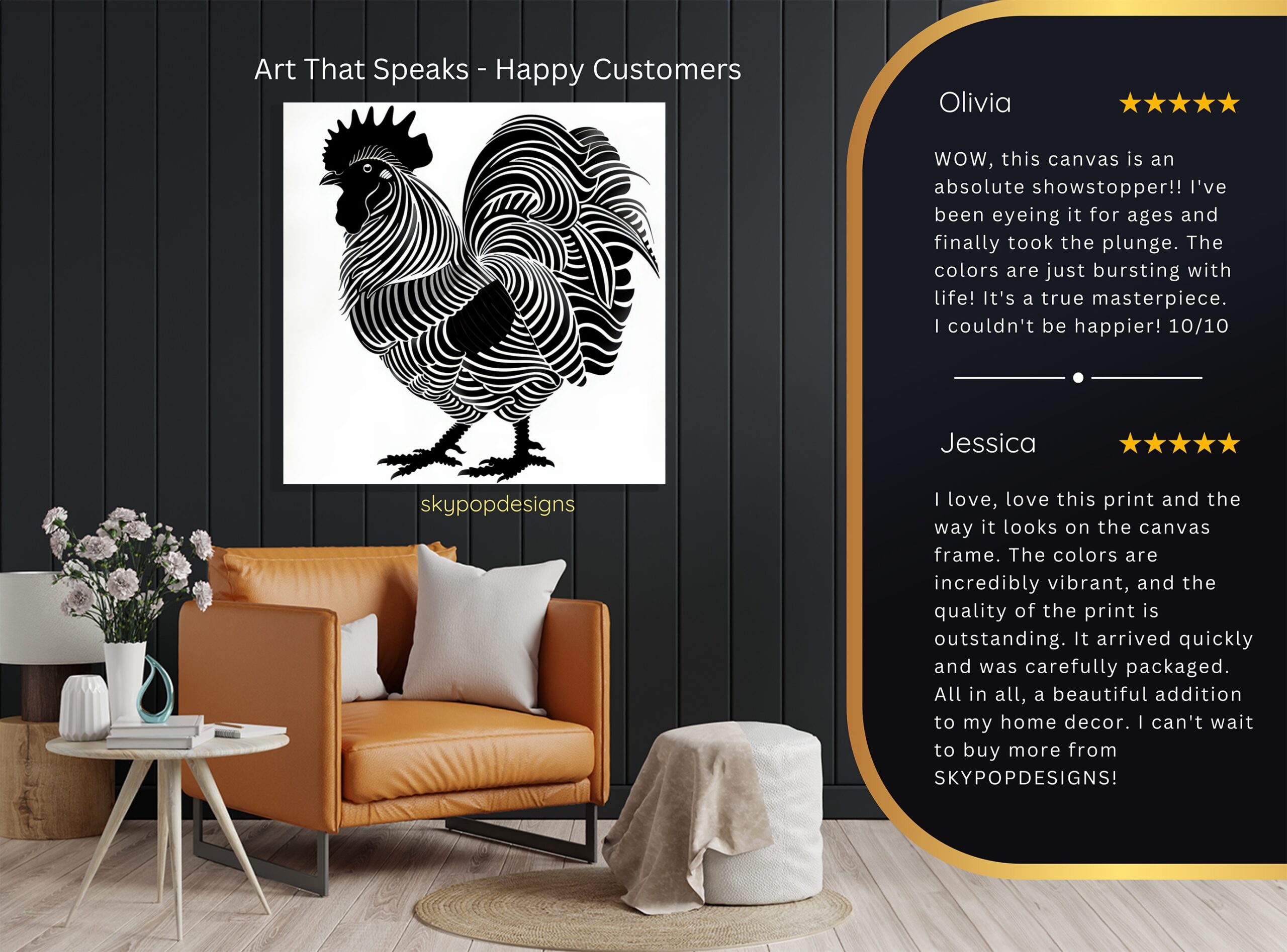 8.jpg Rooster Art