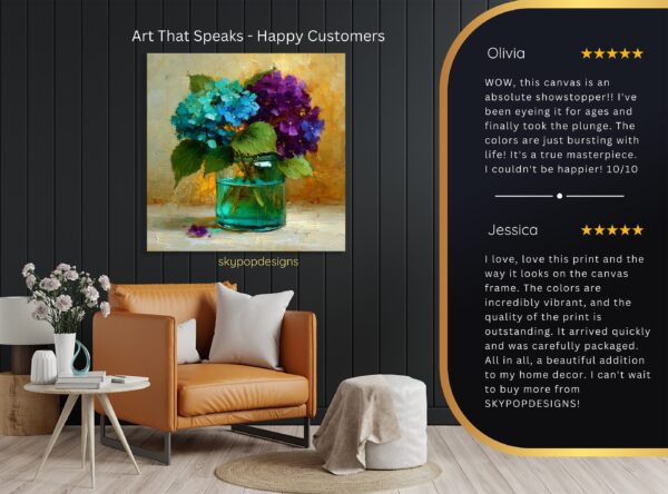 Hydrangea Bloom Art