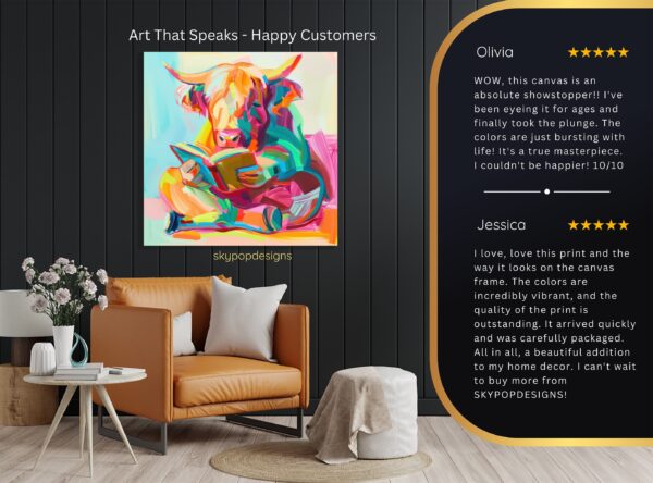 Highland Cow Art