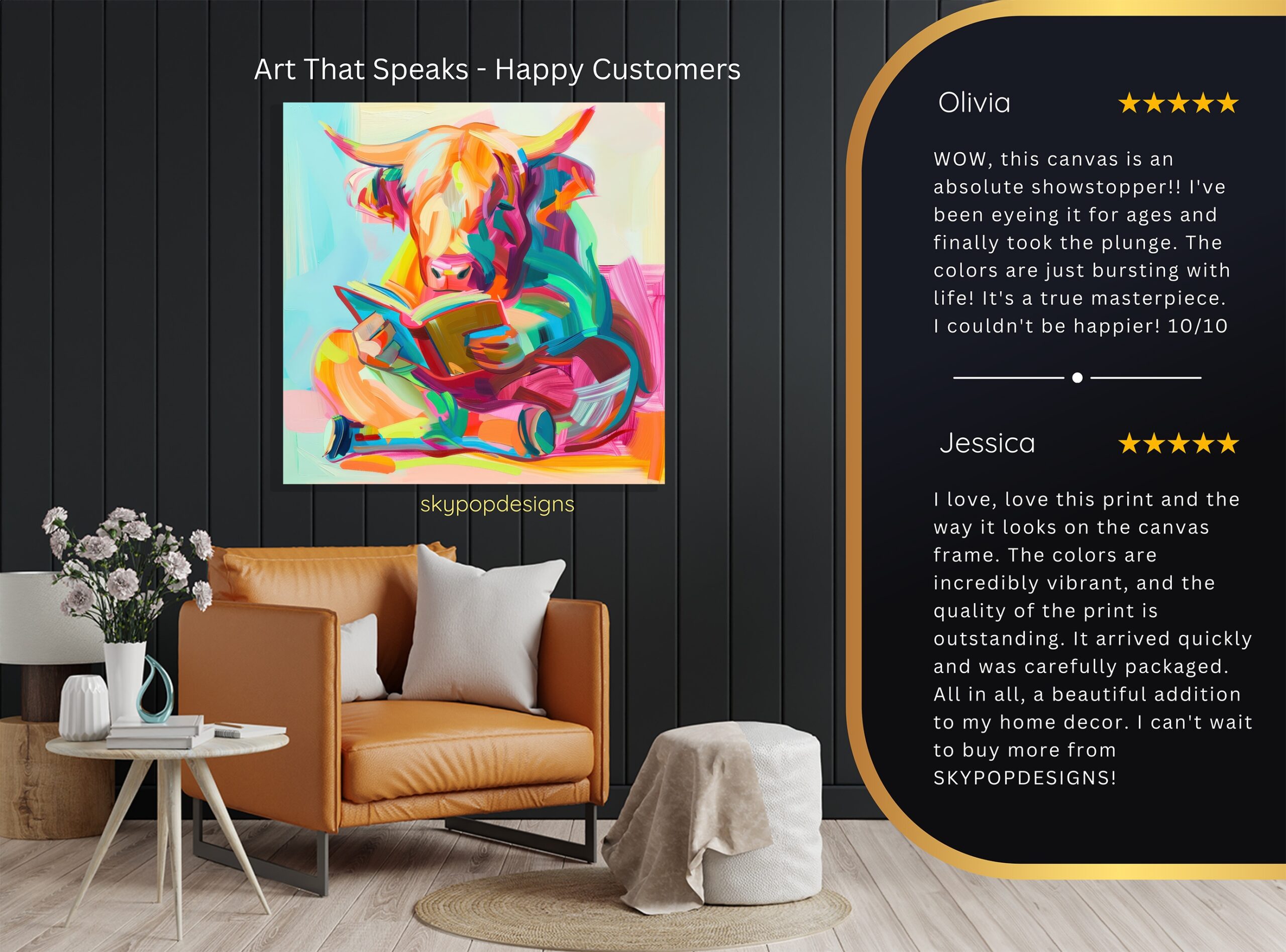 8.jpg Highland Cow Art