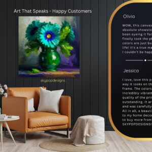 Emerald Bloom Art