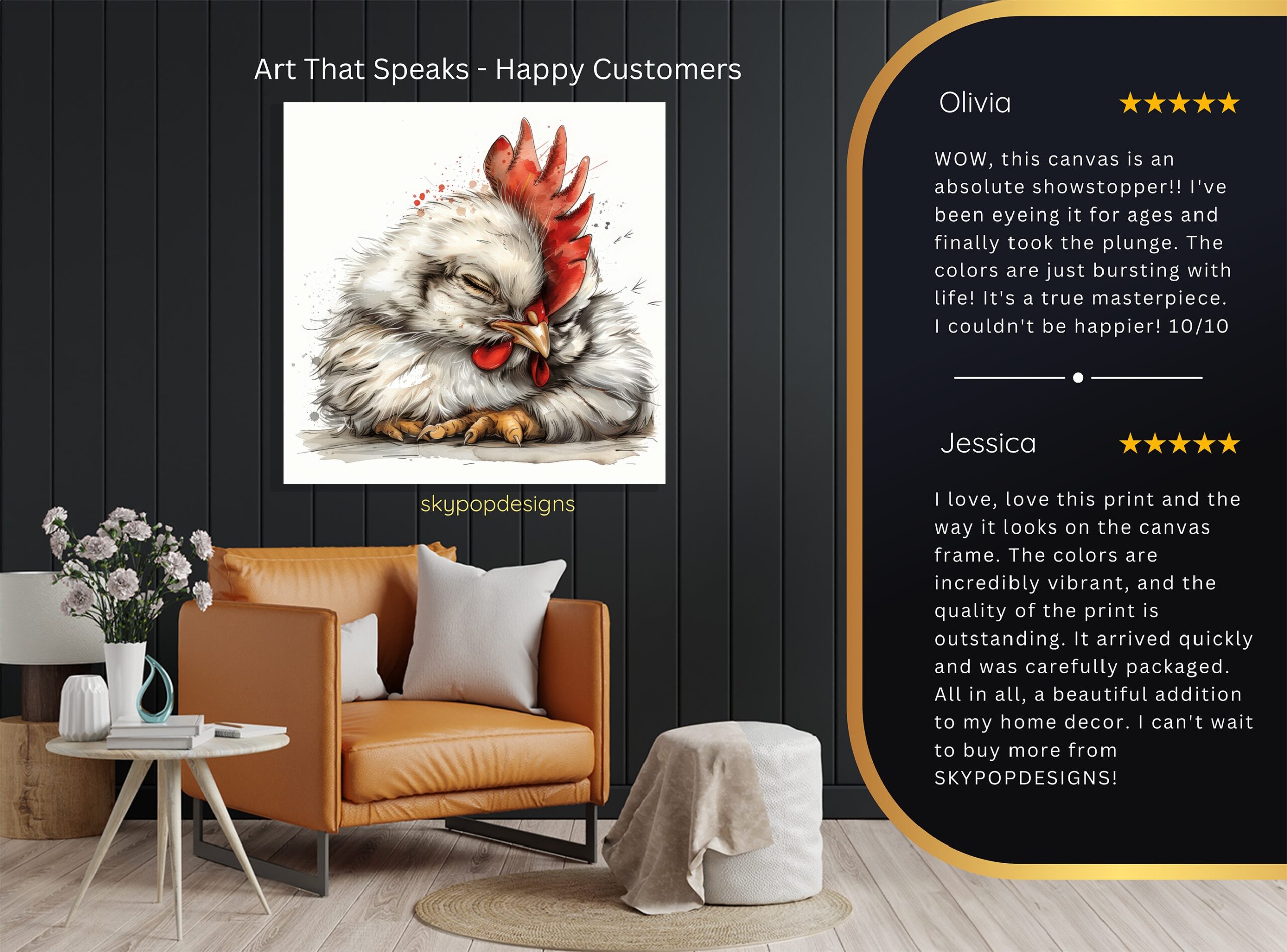 8.jpg Rooster Art